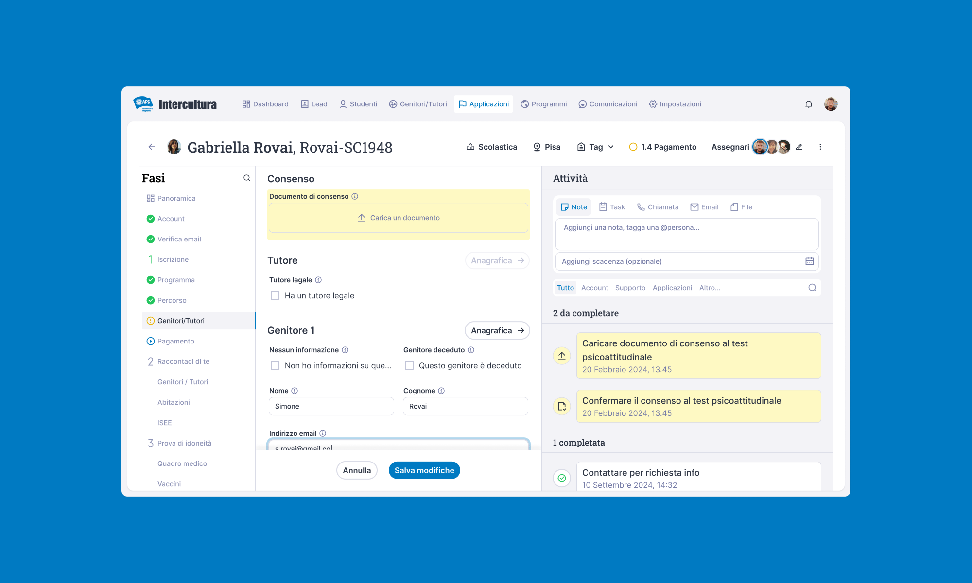 Intercultura: a tailor made CRM with superpowers